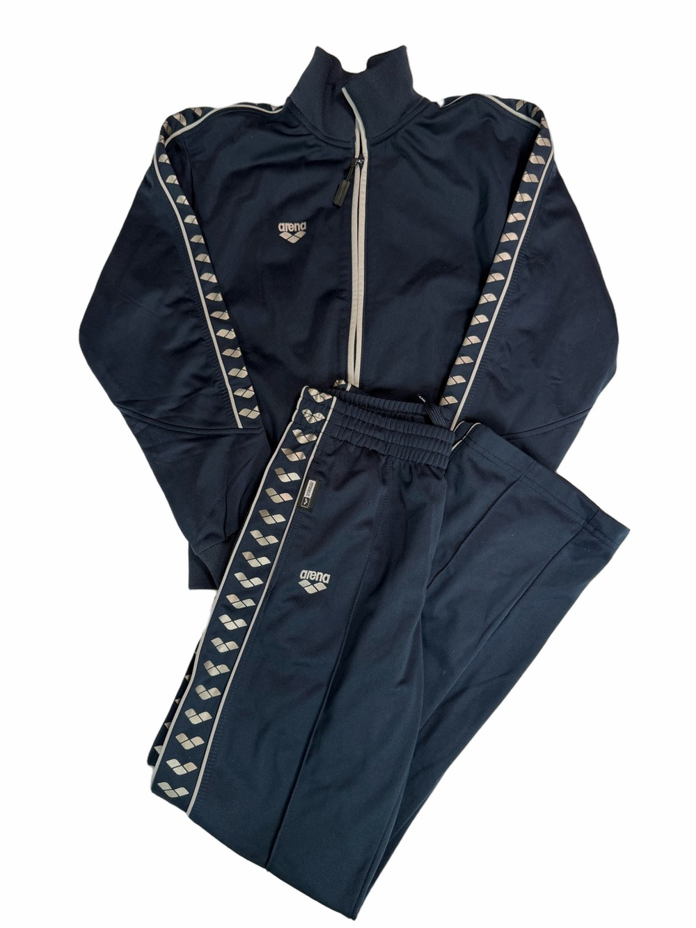 Arena Unisex Kid Boy Girl Navy Track Suit Size 10 Team Competitive Swim Sporty